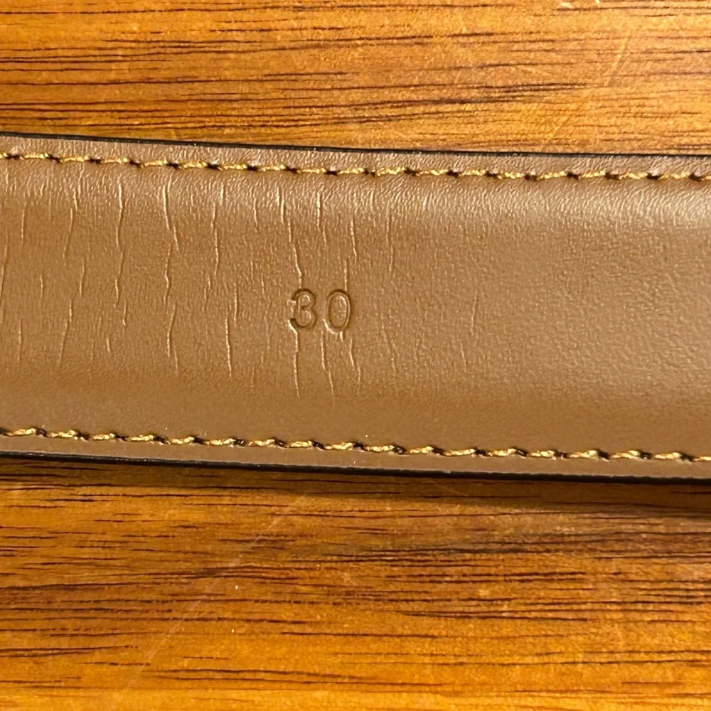 Dark Brown Belt Leather Size 30